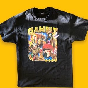 X-men gambit tribute vintage style black
Tshirt !